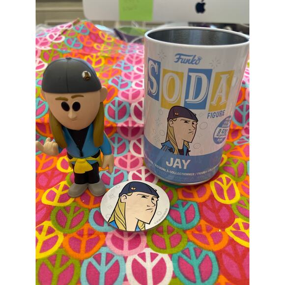 Funko Soda 2021  Jay (Jay & Silent Bob) Vinyl Figures In Can with Pog & Figure - Picture 5 of 6